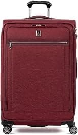 Travelpro Platinum Elite Softside Expandable Checked Luggage, 8 Wheel Spinner Large Suitcase, TSA Lock, Men and Women - Best Deal Finder