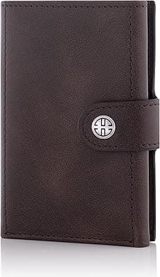 TRUSADOR Venice Men & Women Leather Trifold Wallets RFID Blocking Front Pocket Wallet on Amazon.ae - Price Tracker