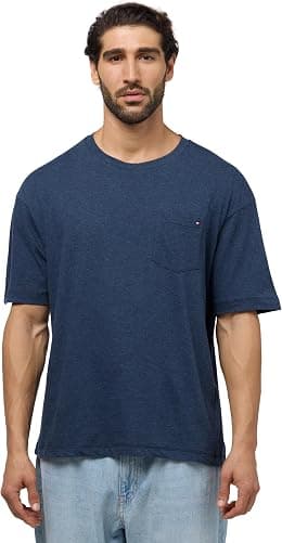 Tommy Hilfiger Mens Ss pocket tee Lounge & Sleepwear Tops (pack of 1) - Best Deal Finder