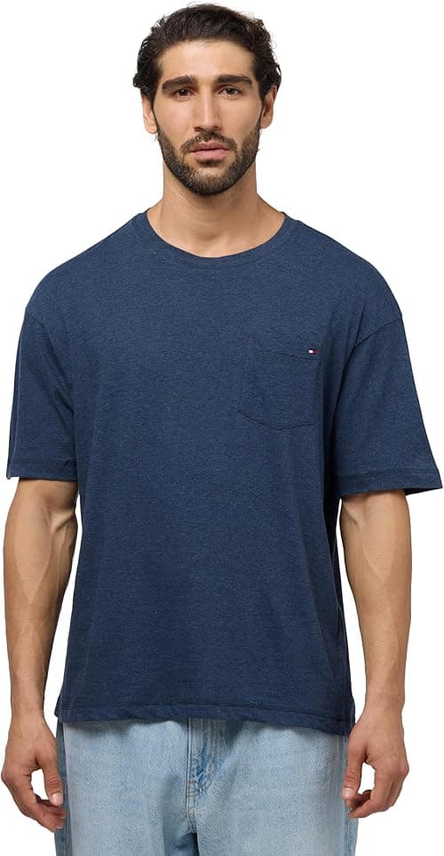 Tommy Hilfiger Mens Ss pocket tee Lounge & Sleepwear Tops (pack of 1) on Amazon.ae - Price Tracker