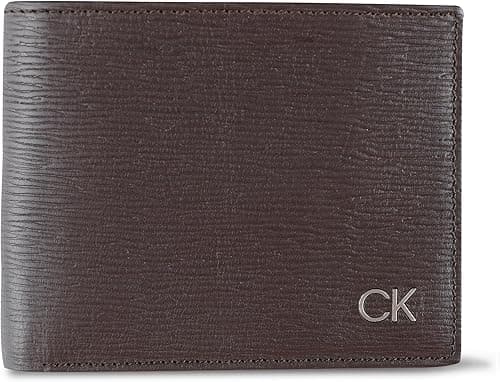 Calvin Klein Men's RFID Extra Capacity River Print Slimfold Wallet, Brown on Amazon.ae - Price Tracker