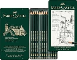 Faber-Castell 9000 Sketch Pencil 12-Piece Set - متتبع أسعار Amazon.sa