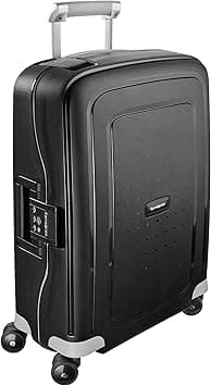 Samsonite S'Cure - Spinner S Carry-On Luggage, 55 cm, 34 L, 4 Wheels, Black (Black) on Amazon.ae - Price Tracker