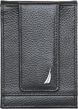 Nautica Men's Genuine Leather Front Pocket RFID Wallet (Available in Smooth or Pebble Grain) - Best Deal Finder