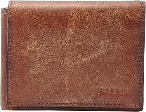 Fossil Men's RFID-Blocking Leather Execufold Trifold Wallet for Men on Amazon.ae - Price Tracker
