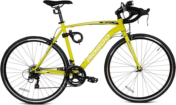 Mogoo Bolt 700C Road Bike, 14 Speed Shimano Drivetrain, Lightweight Steel Frame Adult Racing Bicycle, Kenda Tires, Caliper Brakes, Cycle For Men Women, Bicycle-Men Adult on Amazon.ae - Price Tracker