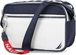 Nautica womens High Seas Camera Crossbody, Indigo/White, One size - Best Deal Finder