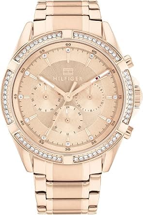 Tommy Hilfiger 1782558 Women's Stainless Steel Case and Link Bracelet Watch Color: Carnation, Carnation on Amazon.ae - Price Tracker