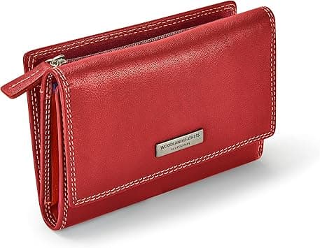 Woodland Leathers 100% Genuine Leather Ladies Purse and Wallet for Women, Multi Card Holder RFID Blocking Purses for Women with Coin Zipper Pocket and Cash Compartment on Amazon.ae - Price Tracker