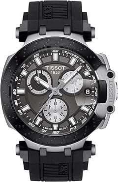 Tissot Chronograph Black Strap Men's Wrist Watches T1154172706100 - Amazon.ae Price Tracker