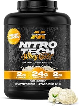 Muscletech Nitro-Tech 100% Whey Gold French Vanilla Cream Protein Powder 2.27 kg on Amazon.sa - Price Tracker