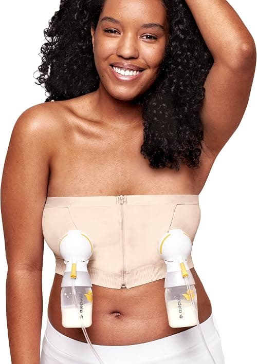 Medela Hands Free Pumping Bustier | Easy Expressing Pumping Bra with Adaptive Stretch on Amazon.ae - Price Tracker