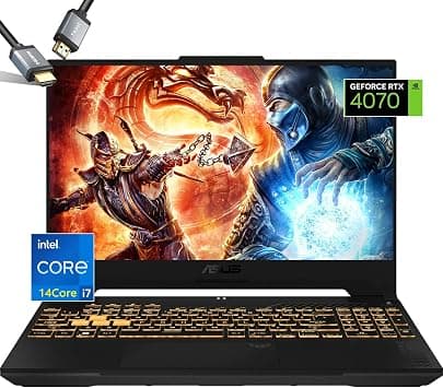 ASUS-TUF Gaming-Laptop RTX 4070 MUX140W - i7-13620H - RGB Backlit Keyboard - 15.6 FHD IPS Display 100% sRGB - G-SYNC - Wi-Fi 6 - Webcam - HDMI Cable -2024 (32GB RAM |2TB PCIe SSD) on Amazon.ae - Price Tracker