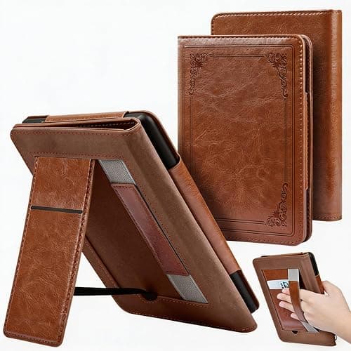 Compatible for Kindle Paperwhite 2024 Case 12th Generation 7 Inch Cover with holder, PU Lightweight Magnetic Smart Cover with Auto Sleep/Wake for Paperwhite E-Reader Hand Strap,Full Coverage on Amazon.ae - Price Tracker