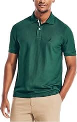 Nautica mens Classic Short Sleeve Solid Polo Shirt Polo Shirt - Best Deal Finder