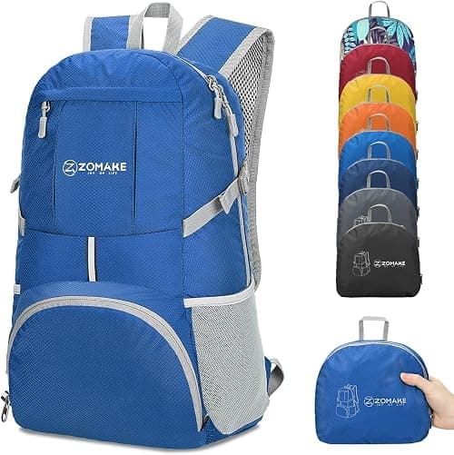 ZOMAKE Foldable Backpack Lightweight Packable 35 L, Hiking Daypack Water Resistant Travel Bag Nylon Outdoor Sports Camping Rucksack Walking Trekking for Men Women Seniors on Amazon.ae - Price Tracker