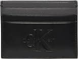 Calvin Klein BOLD CARDHOLDER Mens Cardholder, Black, OS - Best Deal Finder