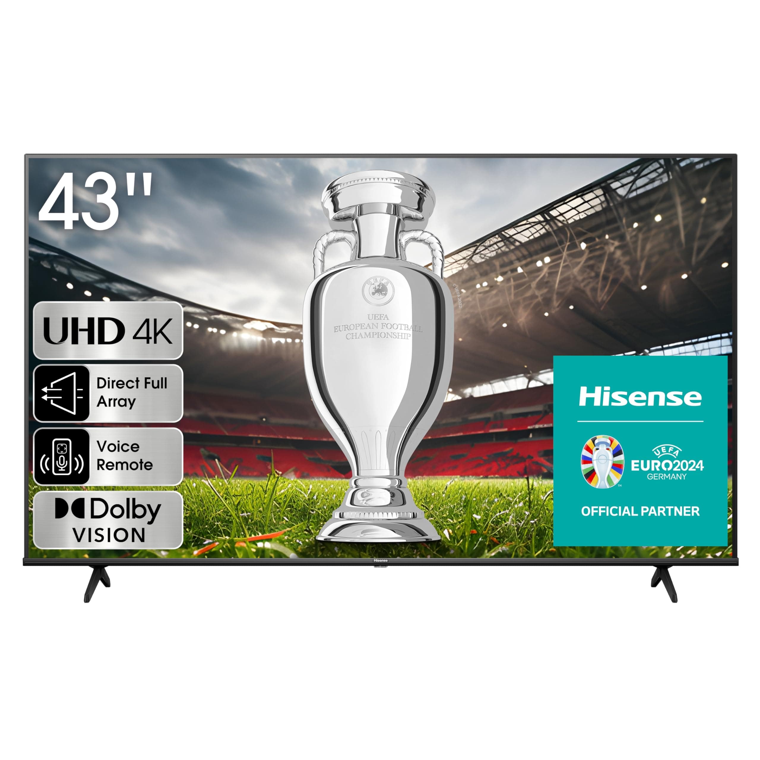 HISENSE VIDAA Smart TV 43A6K - Dolby Vision, Pixel Tuning, Voice Remote Share to TV, and Youtube, Netflix and Shahid OSN on Amazon.ae - Price Tracker