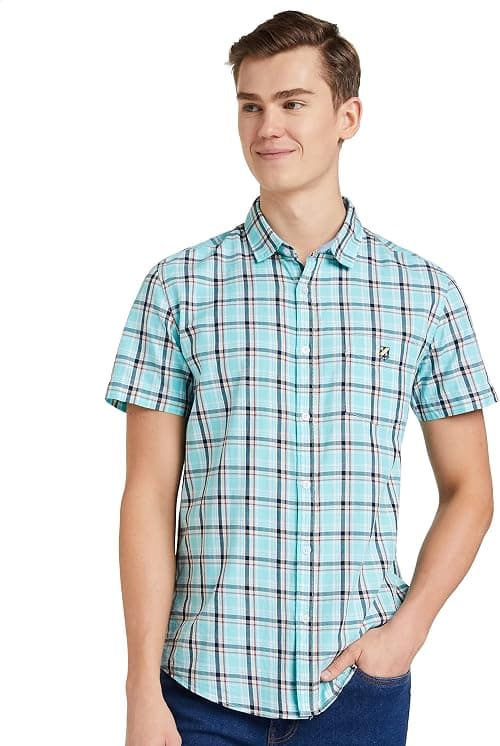 Amazon Brand - House & Shields Men's Checkered Regular Casual Shirt (SS20-H&SCSRE-01) on Amazon.sa - Price Tracker
