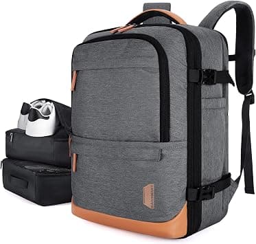 BAGSMART Travel Laptop Backpack, 40L Expandable Airline Approved Carry On Backpack with Packing Cubes on Amazon.ae - Price Tracker
