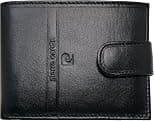 Pierre Cardin Mens Slim Wallet Slim Men Small Thin RFID Gift Wallet with Coin Pocket Thin Bill Holder Wallet for Boys, black, L, Slim - Best Deal Finder