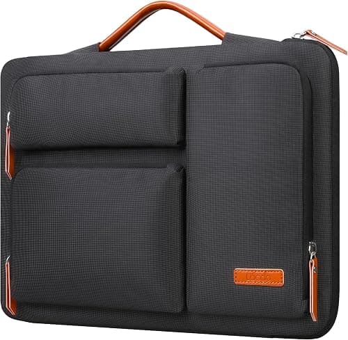 Lacdo 360° Protective Laptop Sleeve Case for 13 inch MacBook Air M5 A3449 (2026), M4 A3240 2025, M3 A3113, A2681, A2337, 13" MacBook Neo A18 Pro A3404 (2026), iPad Air/Pro 13 M5 Computer Bag, Black على Amazon.ae - متتبع الأسعار