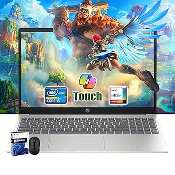 HP 15.6" Touchscreen Laptop | 12th Gen Intel i5-1235U (Beats i7-8700) | 16GB RAM | 512GB SSD | Iris Xe Graphics | Win 11 Pro | Fast Charge | Silver | W/Mouse on Amazon.ae - Price Tracker