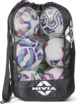Nivia Ball Carrying Bag (Black) | upto 9 Balls | Polyester | Also Good For Gym, Soccer, Kabaddi and Other Sports on Amazon.ae - Price Tracker