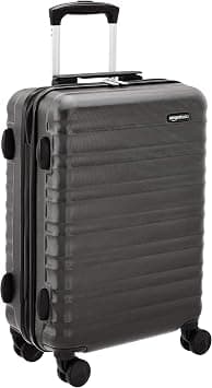 Amazon Basics Hardside Spinner Luggage-18 Inch (Material: ABS), Black on Amazon.ae - Price Tracker