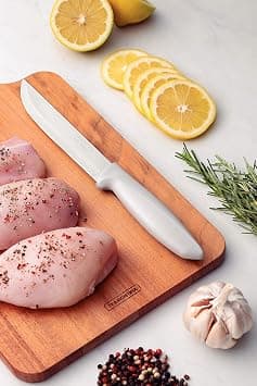 Tramontina Plenus 6 Inches Kitchen Knife with Stainless Steel Blade and White Polypropylene Handle على Amazon.ae - متتبع الأسعار