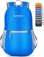 ZOMAKE Foldable Backpack Lightweight Packable 20 L, Small Hiking Daypack Water Resistant Travel Bag Nylon Outdoor Sports Camping Rucksack Walking Trekking for Men Women Seniors - Best Deal Finder