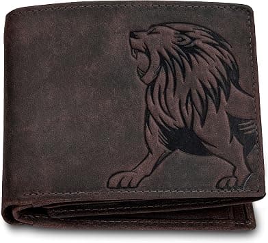 URBAN FOREST Leo RFID Blocking Vintage Brown Leather Wallet for Men - Best Deal Finder