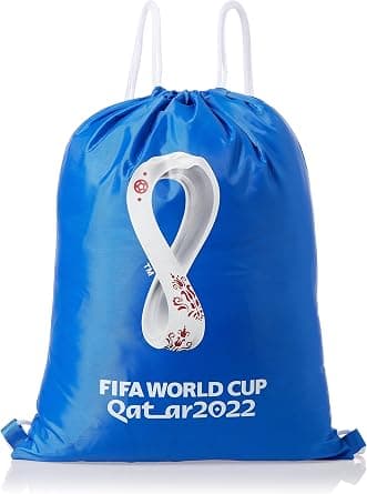 Fifa 700131 World Cup Qatar 2022 Graphic Printed String Sports Gym Bag, Drawstring Sport Bag Black 37x47cm- Blue on Amazon.ae - Price Tracker