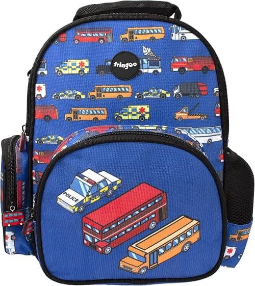 FRINGOO Kids Backpack Water Resistant School Bag for Girls & Boys Age 2-7 Nursery Preschool Travel Bag Children Rucksack, Traffic Jam, S, Rucksack Backpacks on Amazon.ae - Price Tracker