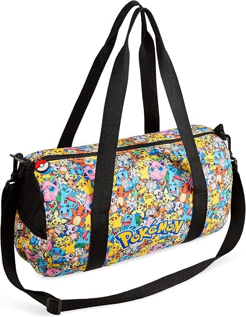 Pokemon Travel Bag for Kids Gym Bag Overnight Pikachu Sports Football Kit Holdall Bag Hand Luggage Bag Gifts for Boys على Amazon.ae - متتبع الأسعار