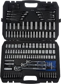 Amazon Basics Mechanic's Tool Socket Set With Case, 201-Piece - متتبع أسعار Amazon.sa