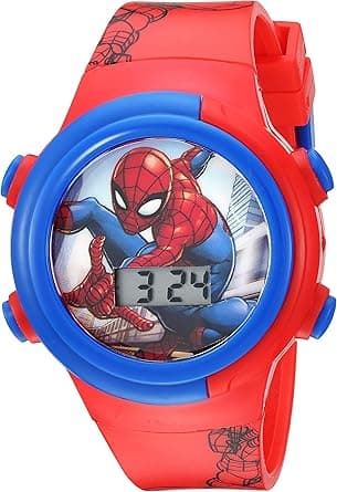 Accutime Kids Marvel Spider-Man Digital Quartz Plastic Watch for Boys & Girls with LCD Display - Amazon.ae Price Tracker