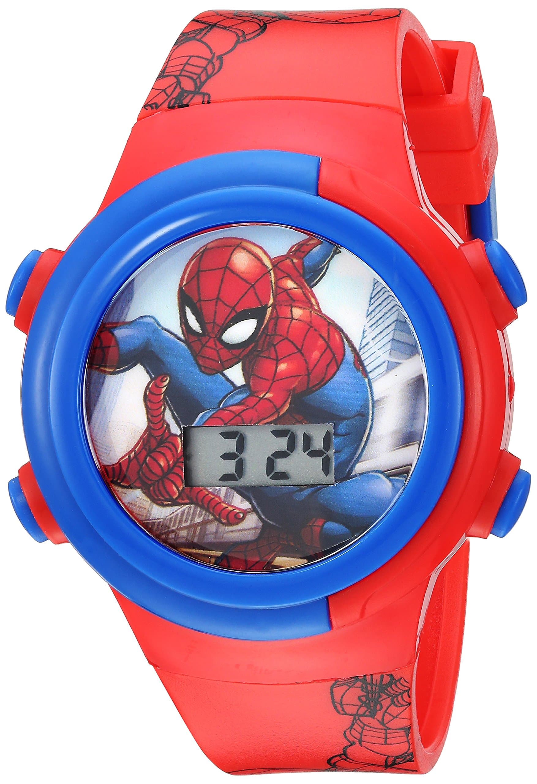 Accutime Kids Marvel Spider-Man Digital Quartz Plastic Watch for Boys & Girls with LCD Display on Amazon.ae - Price Tracker