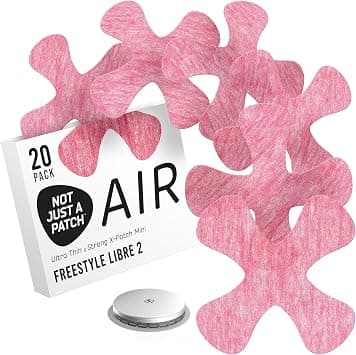 Not Just a Patch Air X-Mini Libre 2 Plus Sensor Covers - 20 Pack, Pink on Amazon.ae - Price Tracker