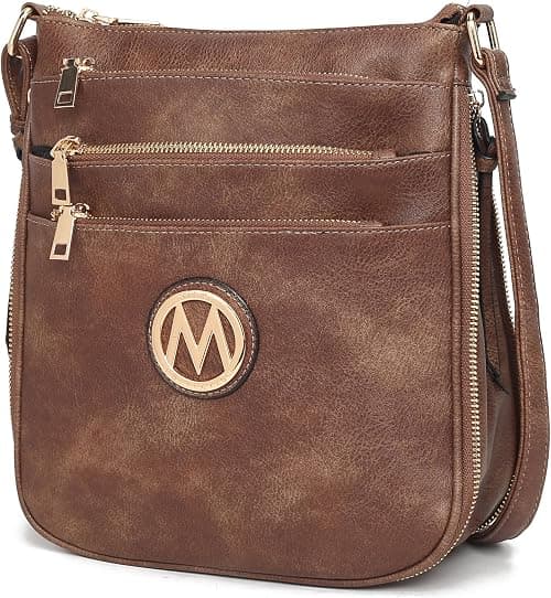 MKF Crossbody Bag for Women – PU Leather Expandable Messenger Purse – Designer Pocketbook Handbag Shoulder Strap on Amazon.ae - Price Tracker