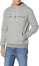 Tommy Hilfiger mens Tommy Logo Hoody Hooded Sweatshirt (pack of 1) - Best Deal Finder
