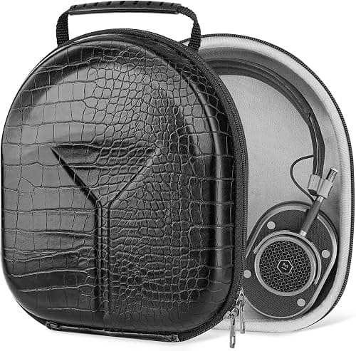 Geekria Shield Headphones Case Compatible with Soundcore Q45, B&O H100/H95, Sony WH-1000XM5, Hard Shell Travel Carrying Bag with Cable Storage (Black) على Amazon.ae - متتبع الأسعار
