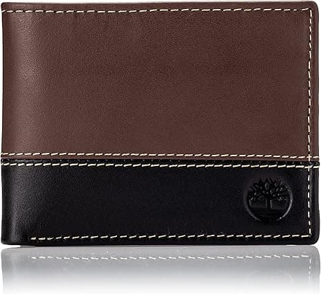 Timberland Men's Leather Passcase Wallet Trifold Wallet Hybrid on Amazon.ae - Price Tracker