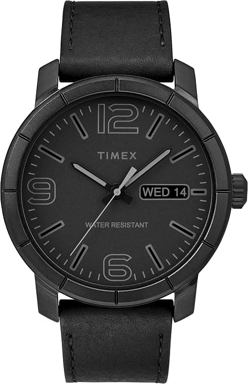 Timex Men's Mod 44 Leather Strap Watch on Amazon.sa - Price Tracker