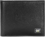 Caterpillar Men's Leather Bifold Wallet with ID Window, Men s Leather Passcase, Black, One Size - Best Deal Finder