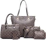 2E-youth womens Purses and Handbags Set tote handbag satchel shoulder bag purse - Best Deal Finder
