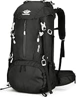 Esup 50L Hiking Backpack Men Camping Backpack with rain cover 45l+5l Lightweight Backpacking Backpack Travel Backpack - Best Deal Finder
