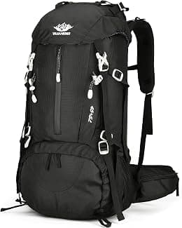 Esup 50L Hiking Backpack Men Camping Backpack with rain cover 45l+5l Lightweight Backpacking Backpack Travel Backpack - Best Deal Finder