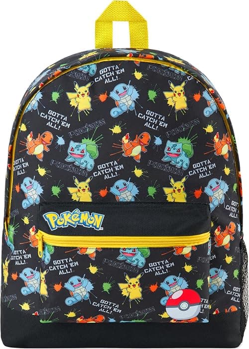 Pokemon Backpack Kids School Bag Boys Girls Teens Pikachu Eevee Pokeball on Amazon.ae - Price Tracker