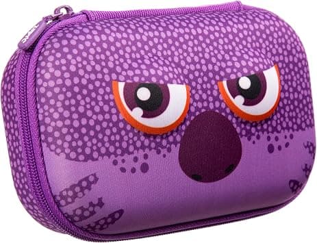 ZIPIT Wildlings Pencil Box for Girls | Pencil Case for School | Organizer Pencil Bag | Large Capacity Pencil Pouch (Purple) | Sturdy hard shell pencil box for kids, machine washable, secure zipper closure, holds 60 pens & pencils, crack-proof material on Amazon.ae - Price Tracker